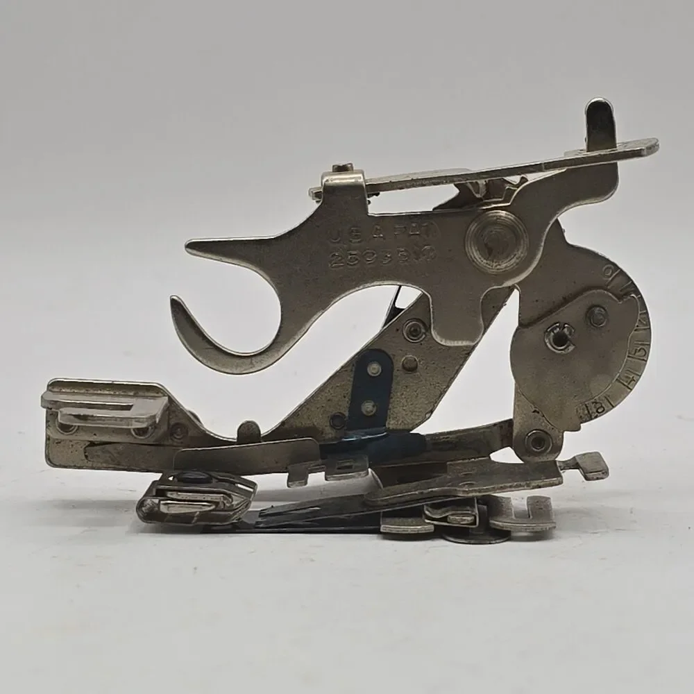 Vintage Greist Ruffler Low Shank Sewing Machine Foot Attachment US Pat 2593519
